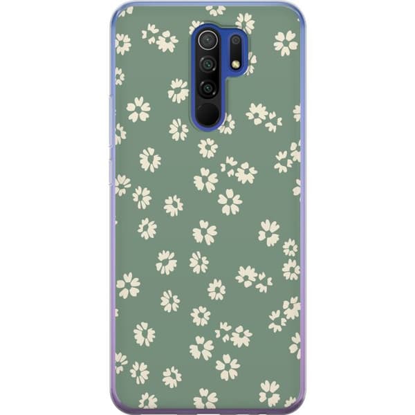 Xiaomi Redmi 9 Gjennomsiktig deksel Blomsterdrøm - Fargerikt Blomstermønster