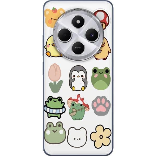 Xiaomi Redmi 14C Gjennomsiktig deksel Kawaii Friends