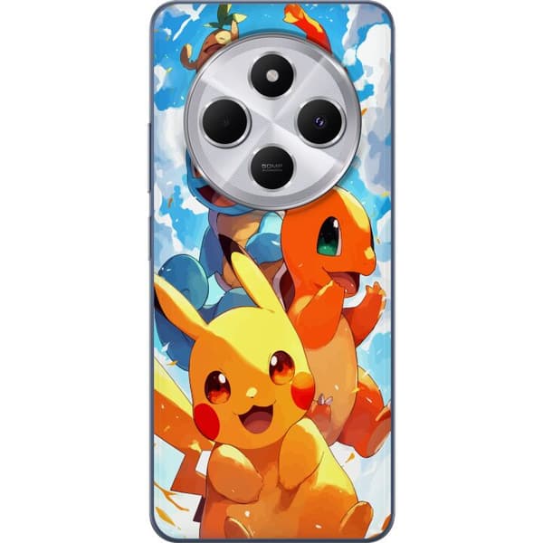 Xiaomi Redmi 14C Gjennomsiktig deksel Pocket Creatures - inspirert av Pokémon uten å nevne navnet
