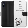 Miniatyrbillede 1 af 3: Xiaomi Redmi 9A Tegnebogsetui Du Kender Ikke Mit Adgangskode