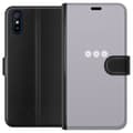 Miniatyrbillede 1 af 3: Xiaomi Redmi 9A Tegnebogsetui Lilla Blomminimalisme - stilfuldt blomstermotiv på lilla baggrund