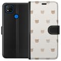 Pikkukuva 1 / 3: Xiaomi Redmi 9C Lompakkokotelo Teddy-tausta - söpöt teddykarhut pehmeällä taustalla
