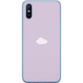 Miniatyrbilde 1 av 3: Xiaomi Redmi 9AT Gjennomsiktig deksel Lilla Sky - minimalistisk sky på en lilla bakgrunn