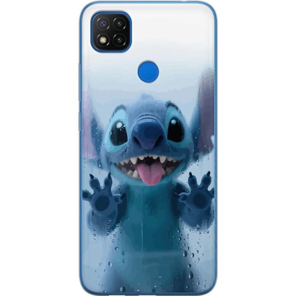Xiaomi Redmi 9C NFC Genomskinligt Skal Stitch Window View – Stitch vid ett fönster i söt stil