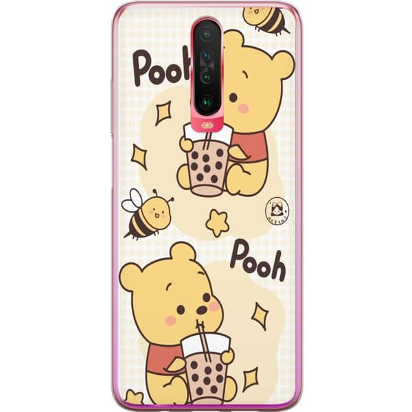 Xiaomi Redmi K30 Genomskinligt Skal Nalle Pooh Style – klassiskt björnmotiv i ny tolkning