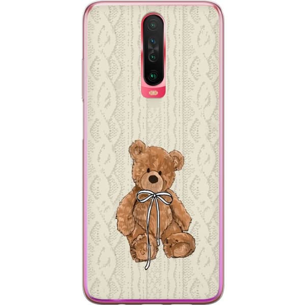 Xiaomi Redmi K30 Genomskinligt Skal Liten Nalle – klassisk nalle i enkel design