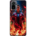Pikkukuva 1 / 3: Xiaomi Redmi Note 10 Läpinäkyvä kuori Ronaldo Inferno - jalkapallolegenda liekeissä