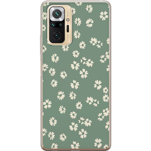 Xiaomi Redmi Note 10 Pro Gennemsigtig cover Blomsterdrøm - Farverigt Blomstermønster