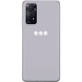 Miniatyrbillede 1 af 3: Xiaomi Redmi Note 11 Pro 5G Gennemsigtig cover Lilla Blomminimalisme - stilfuldt blomstermotiv på lilla baggrund