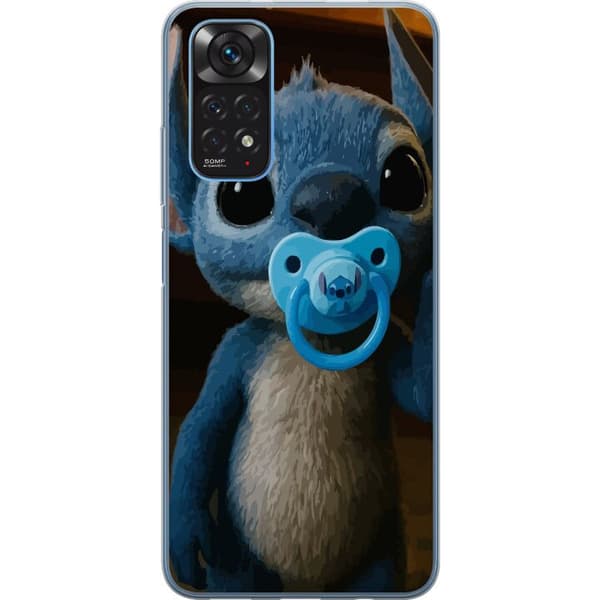 Xiaomi Redmi Note 11 Gjennomsiktig deksel Stitch & Napp - babytema med søt karakter