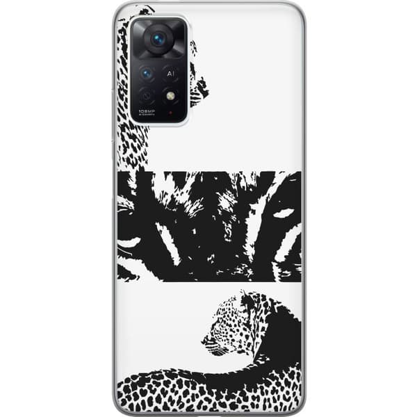 Xiaomi Redmi Note 11 Pro Gennemsigtig cover Leopard Faces