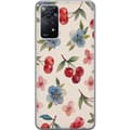 Pikkukuva 1 / 3: Xiaomi Redmi Note 11 Pro Läpinäkyvä kuori Marjat & Kukat - kuvio, jossa on sinisiä kukkia ja metsänmarjoja