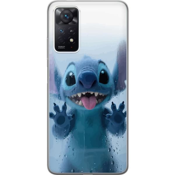Xiaomi Redmi Note 11 Pro Genomskinligt Skal Stitch Window View – Stitch vid ett fönster i söt stil