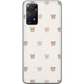 Miniatyrbild 1 av 3: Xiaomi Redmi Note 11 Pro Genomskinligt Skal Teddy Background – gulliga nallar mot mjuk bakgrund