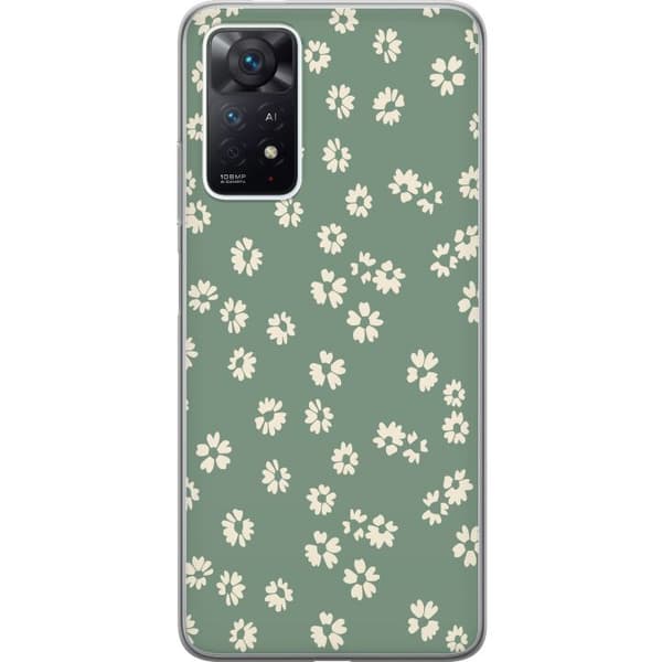 Xiaomi Redmi Note 11 Pro Gjennomsiktig deksel Blomsterdrøm - Fargerikt Blomstermønster