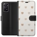 Miniatyrbillede 1 af 3: Xiaomi Redmi Note 11 Pro 5G Tegnebogsetui Teddybaggrund - søde teddybjørne mod en blød baggrund
