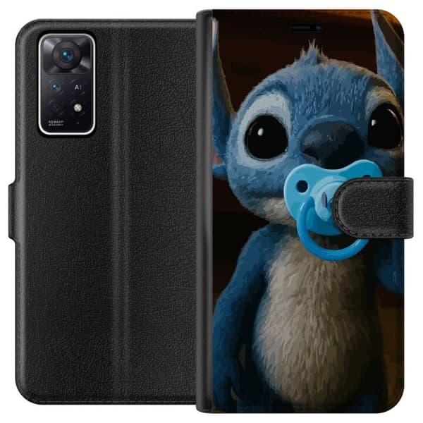 Xiaomi Redmi Note 11 Pro 5G Plånboksfodral Stitch & Napp – babytema med söt karaktär