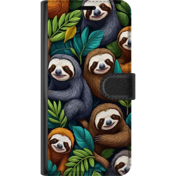 Xiaomi Redmi Note 11 Pro 5G Plånboksfodral Sengångarstil – avslappnat motiv med söt sengångare