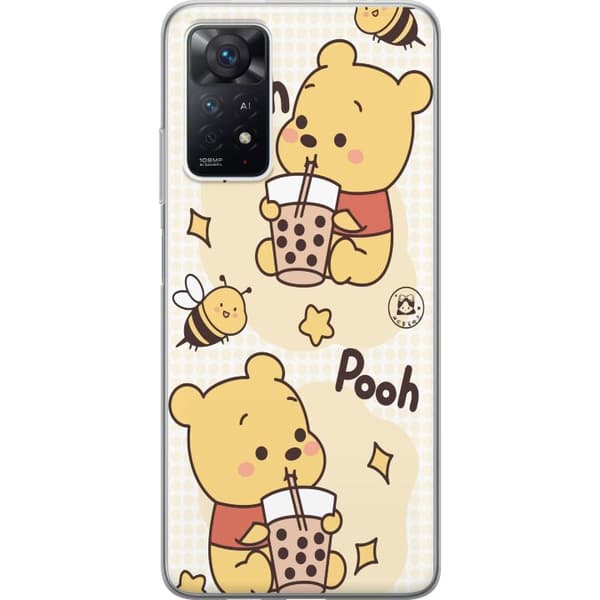 Xiaomi Redmi Note 11 Pro 5G Gjennomsiktig deksel Nalle Pooh stil - klassisk bjørnemotiv i en ny tolkning