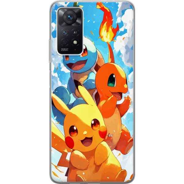 Xiaomi Redmi Note 11 Pro 5G Genomskinligt Skal Pocket Creatures – inspirerat av Pokémon utan att nämna namnet