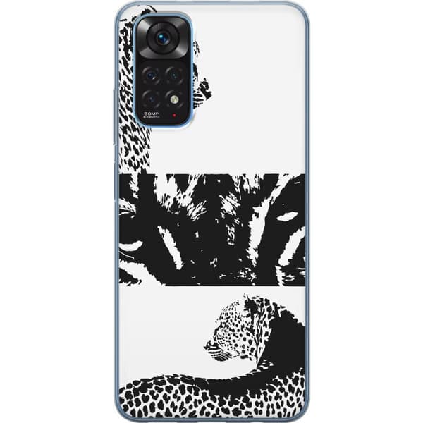 Xiaomi Redmi Note 11S Gjennomsiktig deksel Leopard Faces