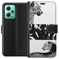 Miniatyrbild 1 av 3: Xiaomi Redmi Note 12 Plånboksfodral Leopard Faces – trendigt mönster med leopardansikten