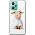 Miniatyrbilde 1 av 3: Xiaomi Redmi Note 12 Gjennomsiktig deksel  Søtt Lam - tegneseriestil for barn og babyprodukter
