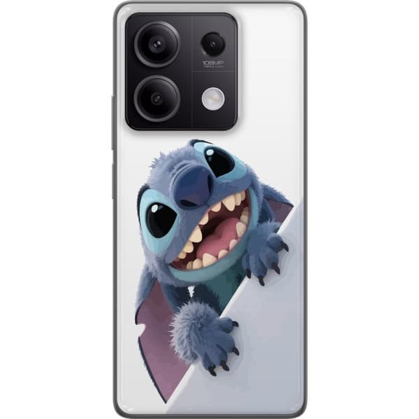 Xiaomi Redmi Note 13 Pro Genomskinligt Skal Happy Stitch – glad figur med charmig uttryck