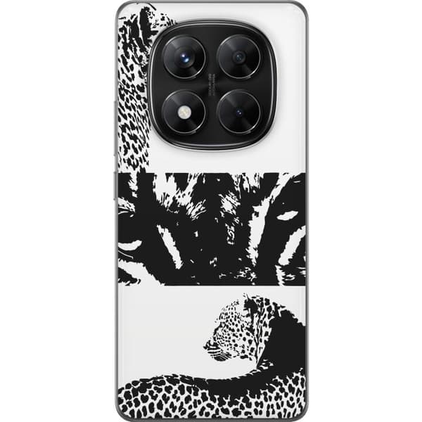 Xiaomi Redmi Note 14 Pro Gennemsigtig cover Leopard Faces