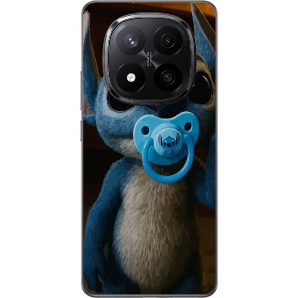 Xiaomi Redmi Note 14 Pro+ Genomskinligt Skal Stitch & Napp – babytema med söt karaktär