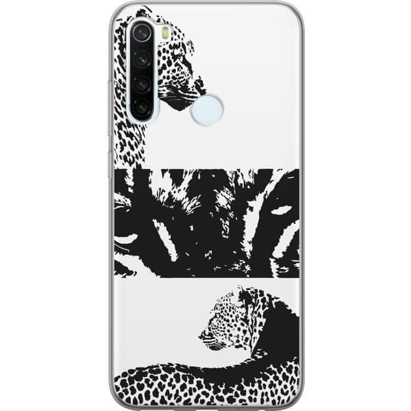 Xiaomi Redmi Note 8 Läpinäkyvä kuori Leopard Faces