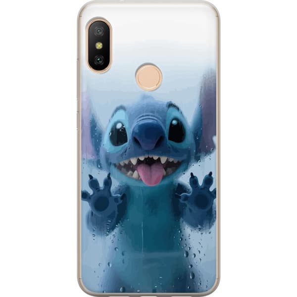 Xiaomi Redmi 6 Pro Gjennomsiktig deksel Søm ved et vindu i søt stil