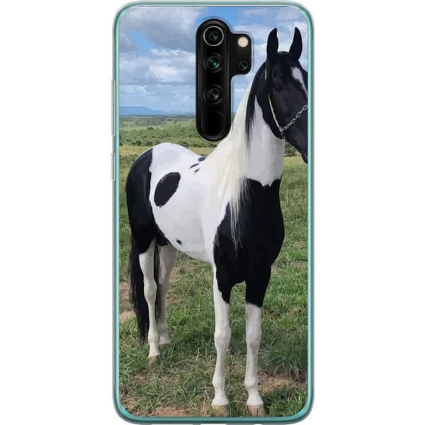 Xiaomi Redmi Note 8 Pro  Gjennomsiktig deksel Heste Magi - stilisert hest i en rolig fargepalett