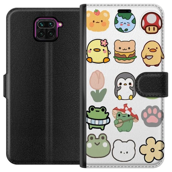 Xiaomi Redmi Note 9 Tegnebogsetui Kawaii Friends