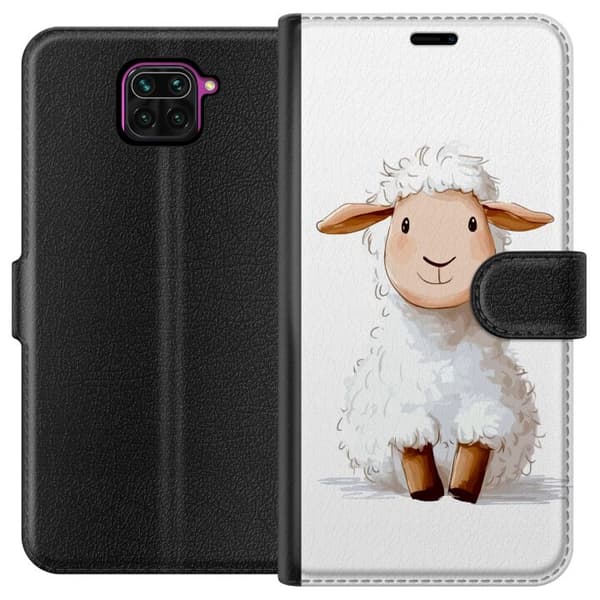 Xiaomi Redmi Note 9 Plånboksfodral Sött Lamm – tecknad stil för barn & babyprodukter