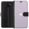Pikkukuva 1 / 3: Xiaomi Redmi Note 9 Lompakkokotelo Lila Pilvi - minimalistinen pilvi lila taustalla