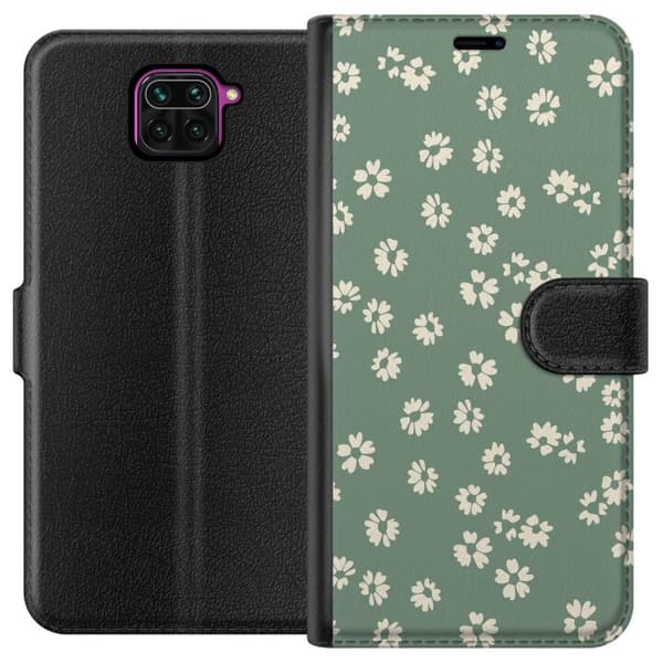 Xiaomi Redmi Note 9 Lompakkokotelo Kukkaisunelma - Värikäs Kukkakuvio