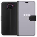 Miniatyrbillede 1 af 3: Xiaomi Redmi Note 9 Tegnebogsetui Lilla Blomminimalisme - stilfuldt blomstermotiv på lilla baggrund