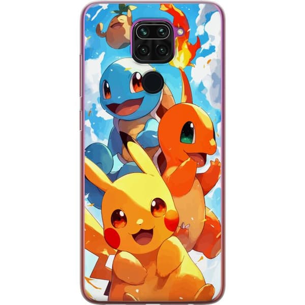 Xiaomi Redmi Note 9 Gjennomsiktig deksel Pocket Creatures - inspirert av Pokémon uten å nevne navnet
