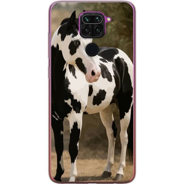 Xiaomi Redmi Note 9 Läpinäkyvä kuori Kaunis Hevonen - elegantti hevonen kuva-aihe