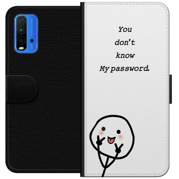 Xiaomi Redmi Note 9 4G Tegnebogsetui Du Kender Ikke Mit Adgangskode