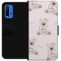Miniatyrbillede 1 af 3: Xiaomi Redmi Note 9 4G Tegnebogsetui Teddy Dior Vibes - luksuriøs bamse i modetil