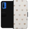 Miniatyrbild 1 av 3: Xiaomi Redmi Note 9 4G Plånboksfodral Teddy Background – gulliga nallar mot mjuk bakgrund
