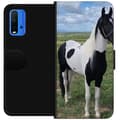 Pikkukuva 1 / 3: Xiaomi Redmi Note 9 4G Lompakkokotelo Hevosen Taika - tyylikäs hevonen rauhallisessa väriskaalassa