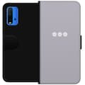 Pikkukuva 1 / 3: Xiaomi Redmi Note 9 4G Lompakkokotelo Lila Blomminimalismi - tyylikäs kukkakuva lila taustalla