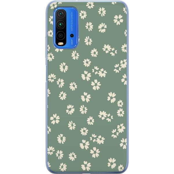 Xiaomi Redmi Note 9 4G Läpinäkyvä kuori Kukkaisunelma - Värikäs Kukkakuvio