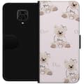 Pikkukuva 1 / 3: Xiaomi Redmi Note 9S Lompakkokotelo Teddy Dior Vibes - ylellinen nalle muotityyliin