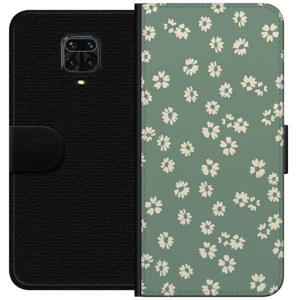 Xiaomi Redmi Note 9S Lompakkokotelo Kukkaisunelma - Värikäs Kukkakuvio