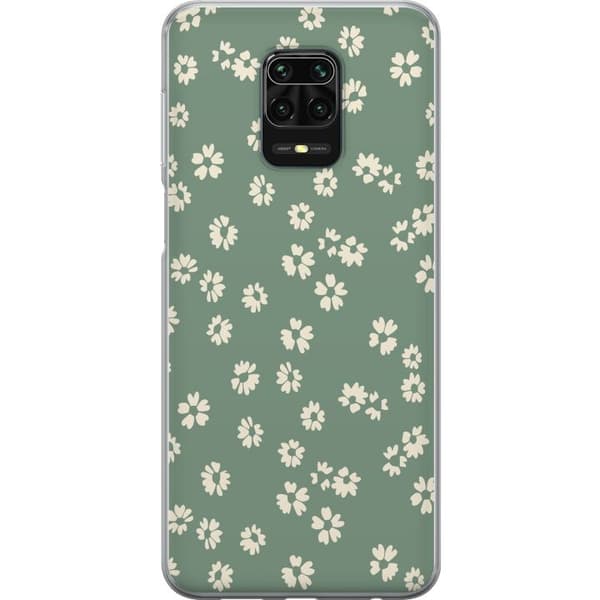 Xiaomi Redmi Note 9S Gennemsigtig cover Blomsterdrøm - Farverigt Blomstermønster