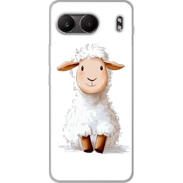 OnePlus Nord 4 Gjennomsiktig deksel  Søtt Lam - tegneseriestil for barn og babyprodukter